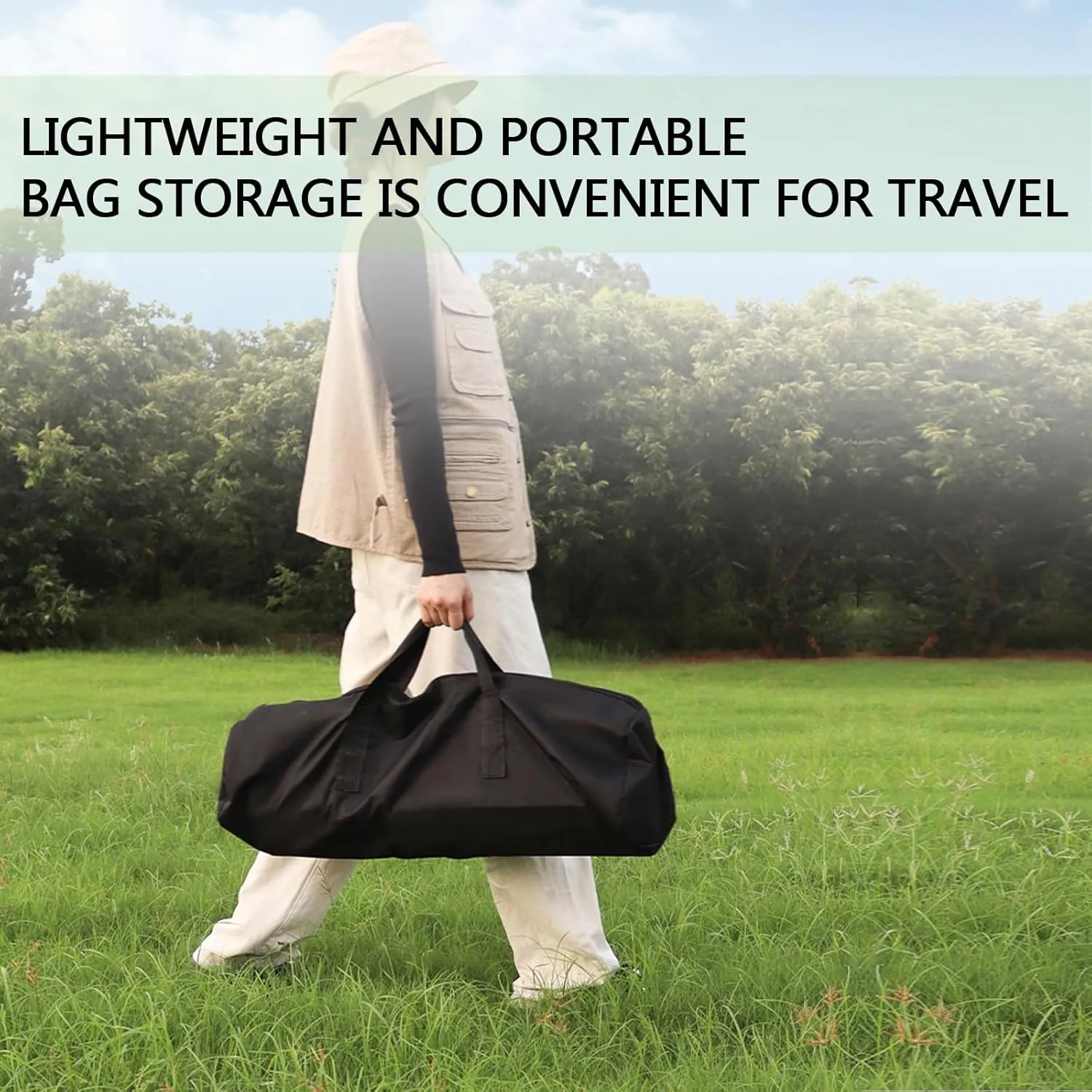 Lightweight Folding Camping Table, Portable Aluminum Table with Carry Bag, Perfect for Camping, Backpacking, Beach, and Outdoor Parties Light Yellow 50×53×50cm/19.7×20.9×19.7in