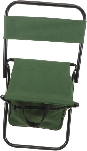 Lightweight Folding Chair Portable Camping Stool Back for Outdoor Activities Sports and Leisure