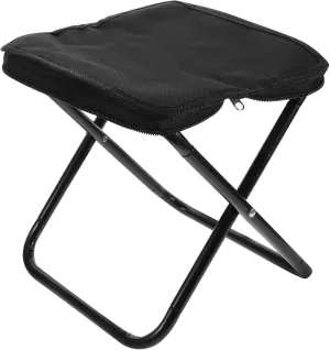 Lightweight Portable Bench Folding Stool for Adults Compact Outdoor Stable Comfortable for Camping Fishing
