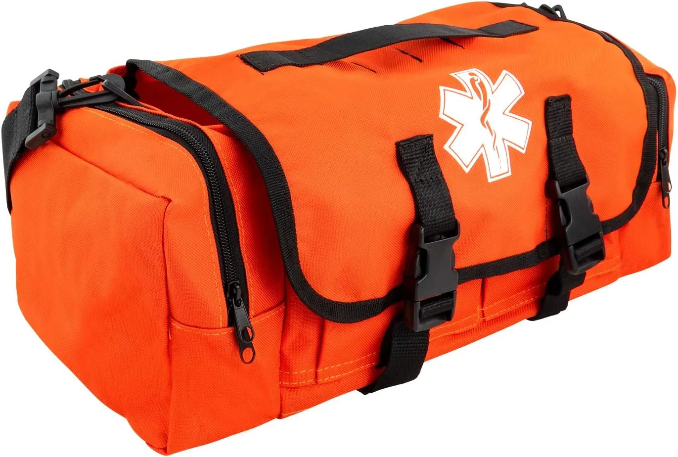 LINE2design First Aid Medical Bag - EMT Paramedic Economical Tactical First Responder Trauma Bag Empty – Multipurpose EMS Bag for Emergency Medical Supplies – Orange