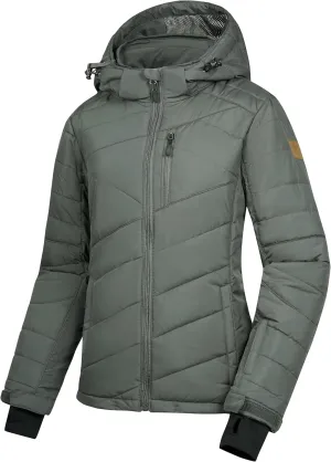 Little Donkey Andy Women's Warm Ski Jacket Water Resistant Insulated Snowboarding Jacket Windproof Winter Snow Coat