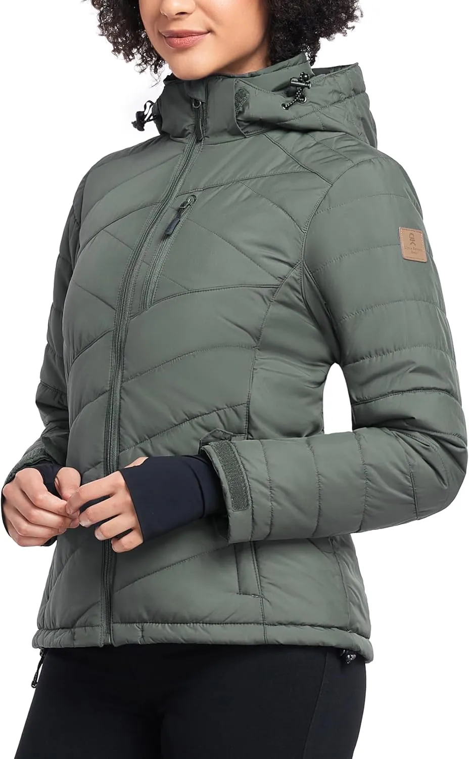 Little Donkey Andy Women's Warm Ski Jacket Water Resistant Insulated Snowboarding Jacket Windproof Winter Snow Coat