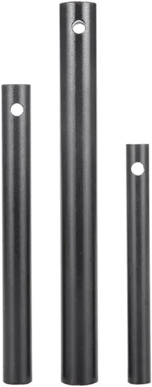 Lot 10 Pieces Ferrocerium Fire Starter Solid Rods, Portable Drilled Ferro Flint Lighter Rod for Camping Hiking Emergency Survival Tool, Diameter 12.7mm (0.5 inch), Length 127mm (5 inch)