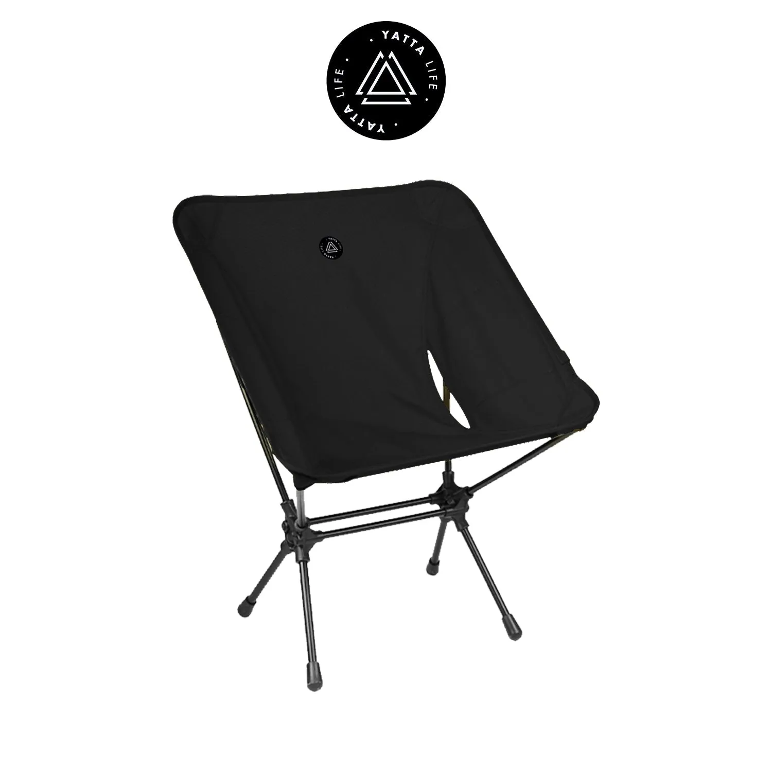 Low Back Ultralight Folding Camping Chairs With Storage Pouch - Khaki
