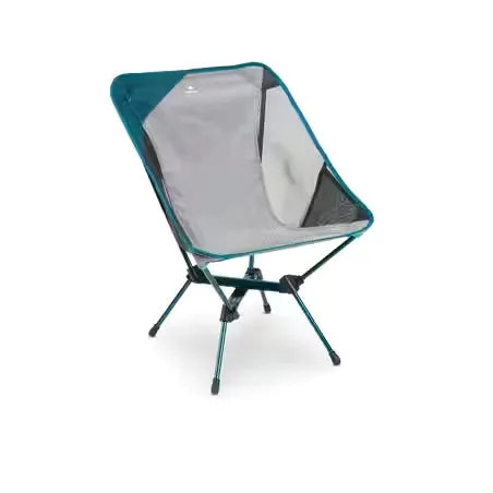 Low camping chair 500 m - compact and foldable