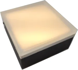 LUMENGY Paver Light 4×4 Inch (3.93 X 3.93 inch), Warm White 2700K Glare-Free Illumination for Driveways, Pathways, Pool Deck & Patios,12V AC/DC, Waterproof & Drive-Over Rated