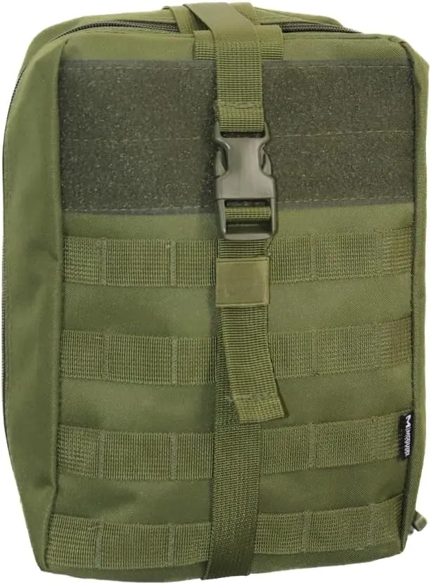 M MCGUIRE GEAR Extra Large MOLLE Medical Pouch, Tactical IFAK Pouch, Tear-Away First Aid Bag, Trauma Kit, Oversized EMT Bag