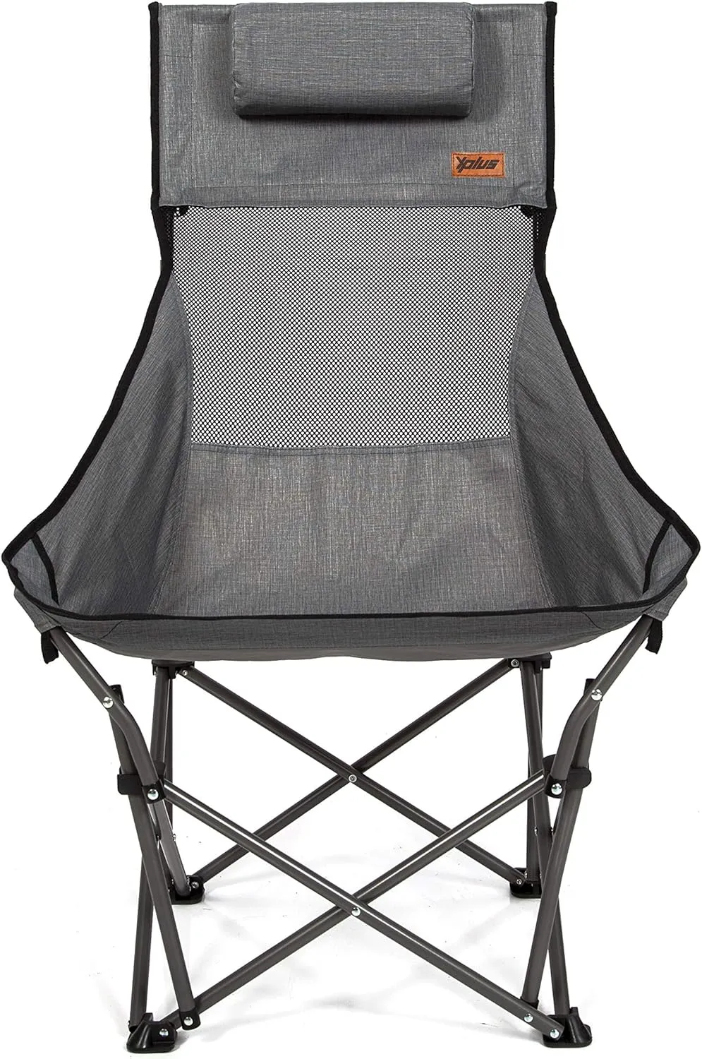 Mac Sports XP High Back Rocking Folding Camping Chair with Headrest - Lightweight Camping Chair Supports up to 225 LBs with Included Carrying Bag