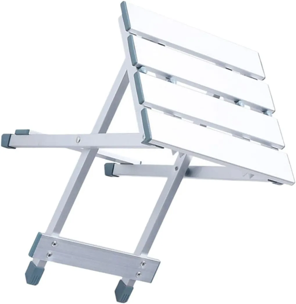 MAGICLULU Practical Fishing Folding Chair Aluminum Folding Stool Compact Storage Sturdy for Outdoor Activities