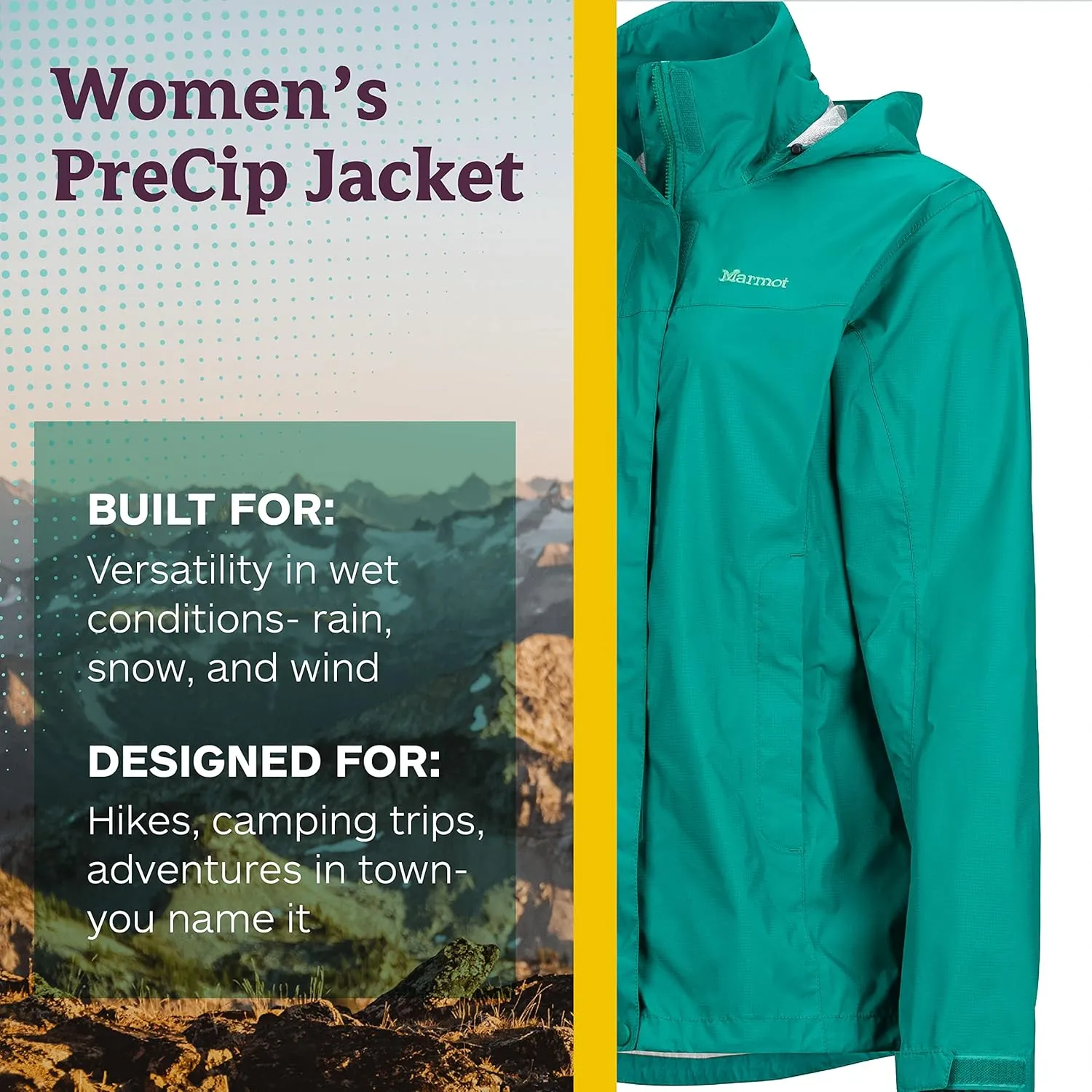 MARMOT Women's Precip Waterproof Rain Jacket