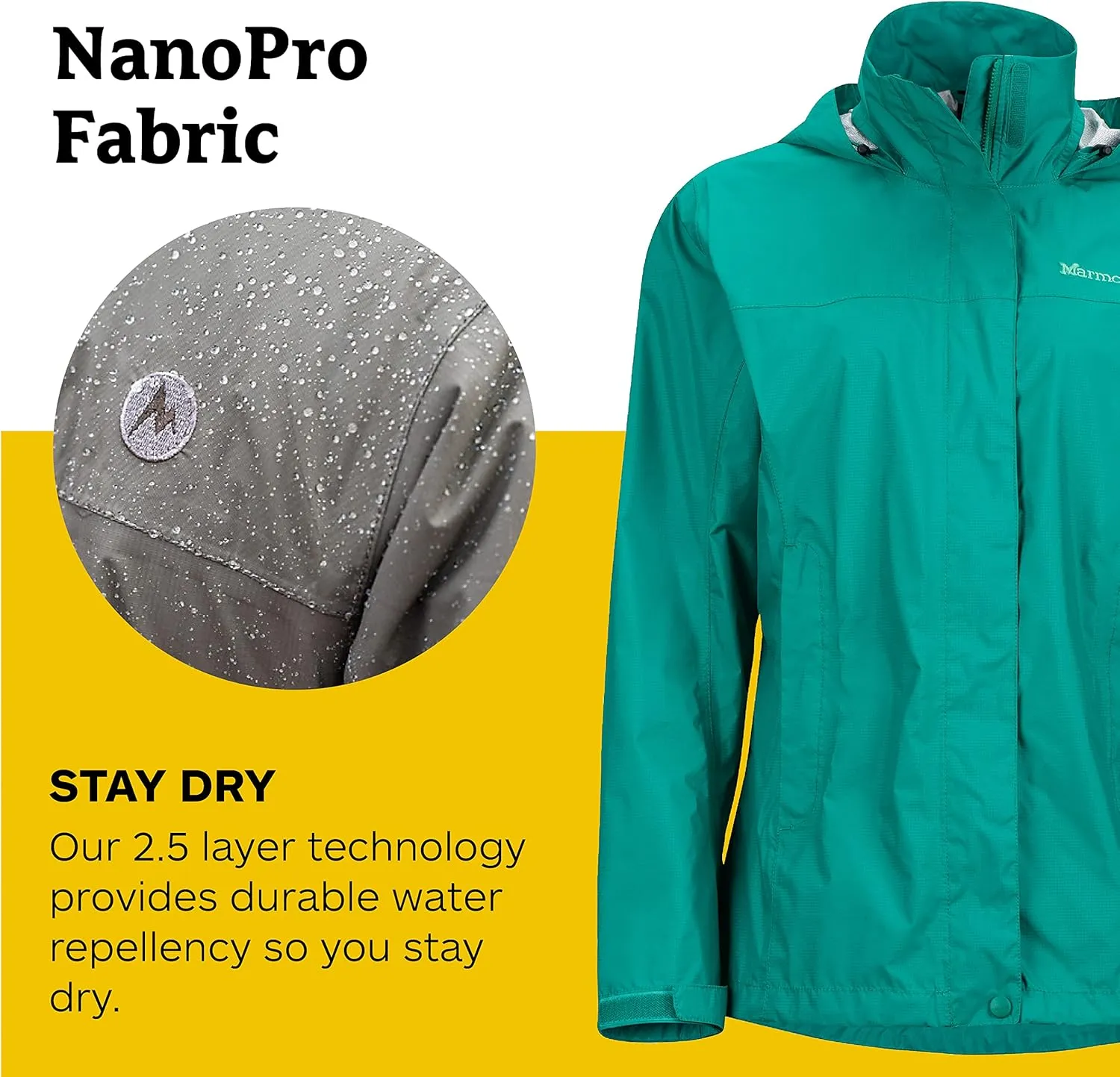MARMOT Women's Precip Waterproof Rain Jacket