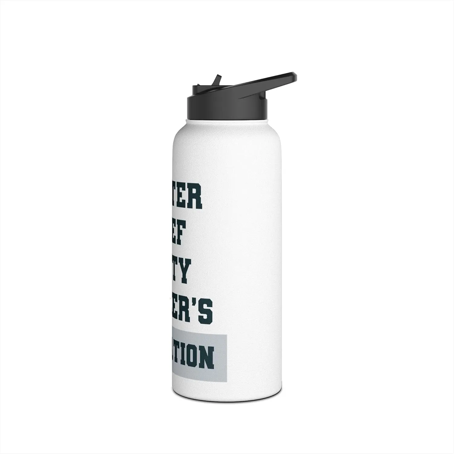 Master Chief Petty Officer's Hydration: Insulated Water Bottle – Stainless Steel, Standard Lid, BPA-Free, 12oz, 18oz, 32oz (32oz)