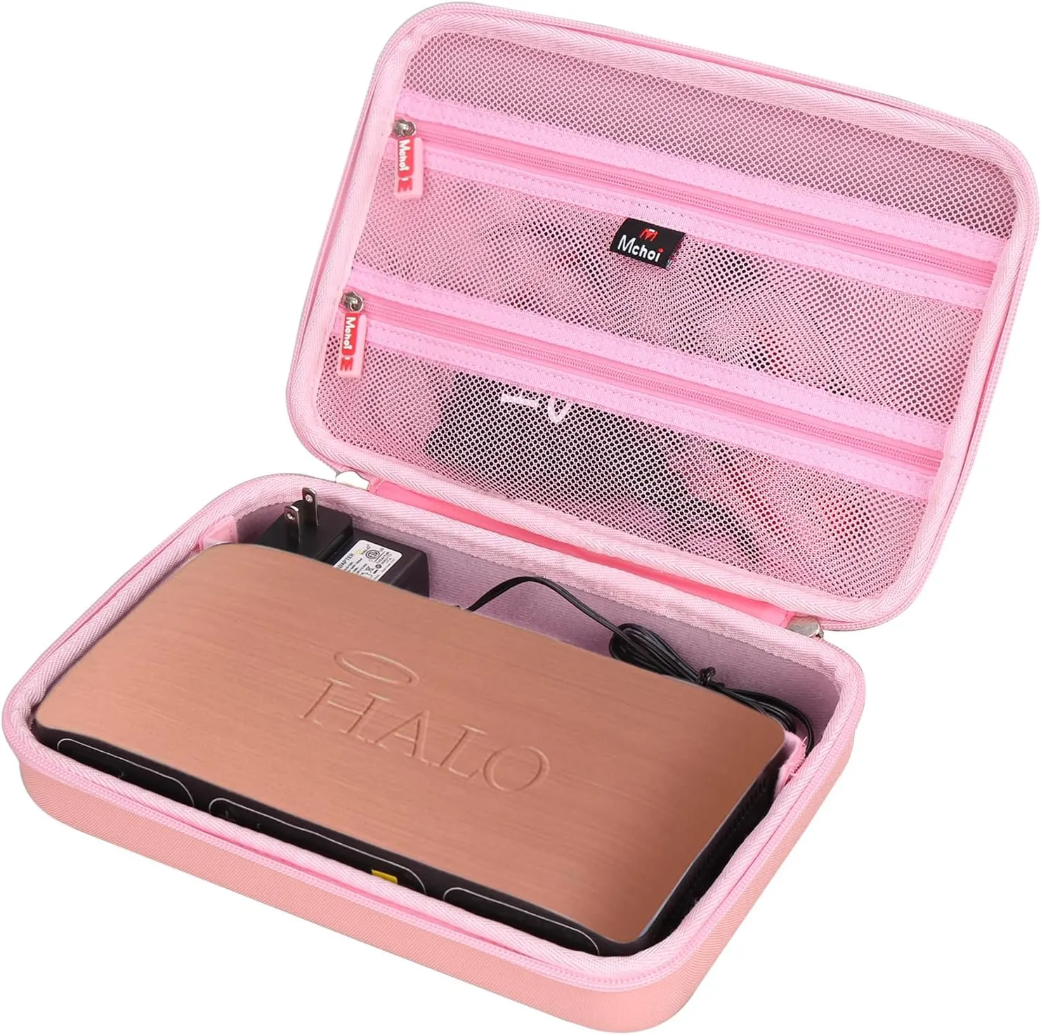 Mchoi Hard Case for Halo Bolt Air 58830/58830/57720 / ACDC Max 55500 mWh Portable Emergency Power Kit, Waterproof Shockproof Car Jump Starter Protective Case