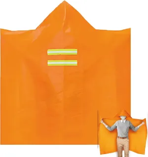 MDH Upgrade Fireproof Emergency Escape Cape - Fireproof Cloak Fiberglass & Silicone Coated Cloth - Flame Retardant Blanket for Household, Office Home- CE-Certified Fire Safety Gear (Kid: 63*59inches)
