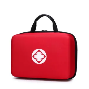 Medical Emergency Large Red First Aid Bag, First Aid Bag Pouch, Professional First Aid Kits Storage Medical Bag Portable Handy Medical Pack First Aid Kits Container Organizer Large