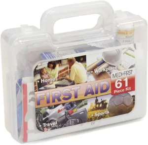 Medique 40061 First Aid Kit, 61-Piece, 61 Piece