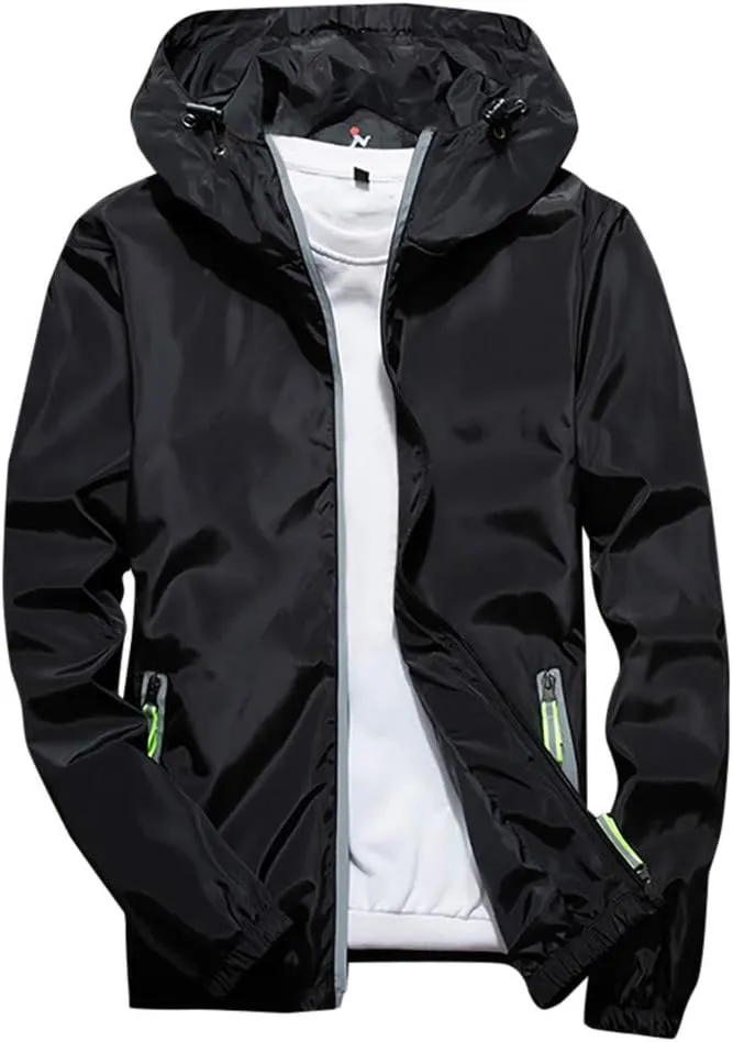 Men's Bomber Jacket Warm Waterproof Puffer Jacket Hooded Windproof Winter Coat Jacket, M-7XL