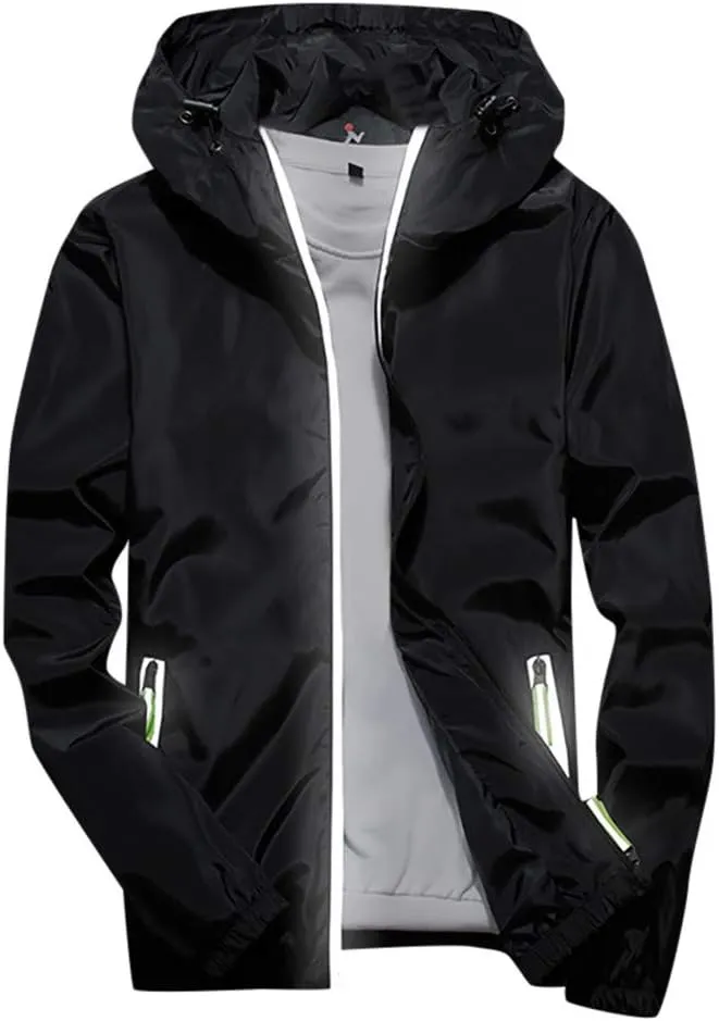 Men's Bomber Jacket Warm Waterproof Puffer Jacket Hooded Windproof Winter Coat Jacket, M-7XL