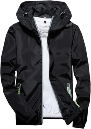 Men's Bomber Jacket Warm Waterproof Puffer Jacket Hooded Windproof Winter Coat Jacket, M-7XL