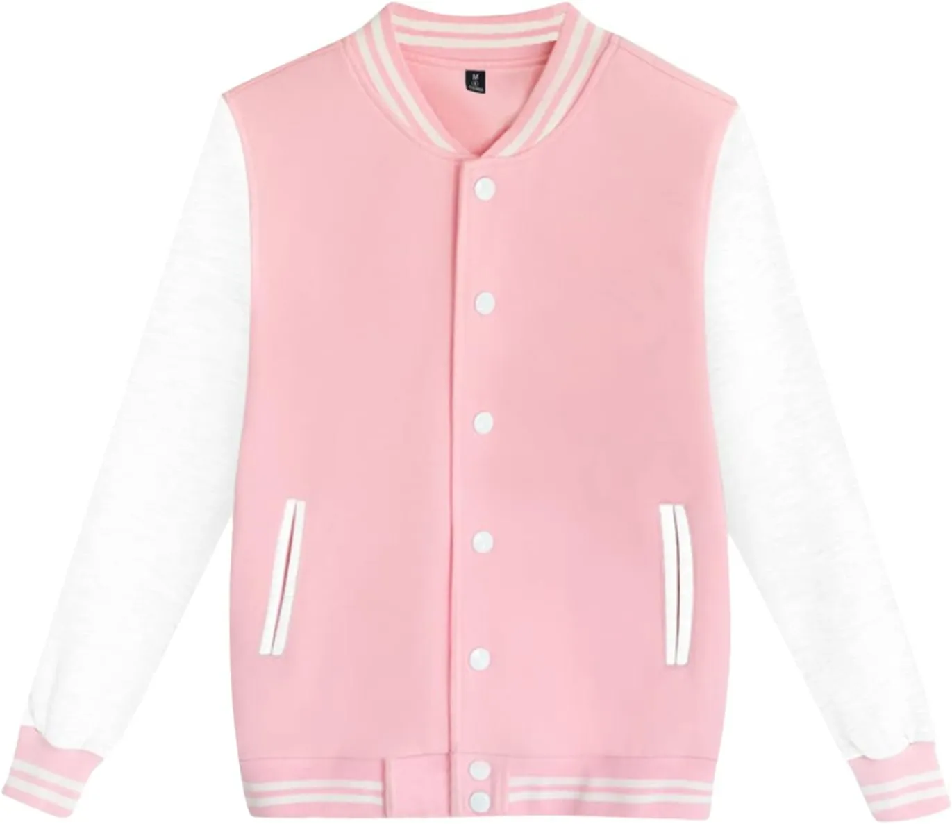 Men's Waterproof Jacket Man’S Varsity Baseball Jacket Cotton Letterman Bomber Jacket, XL-4XL