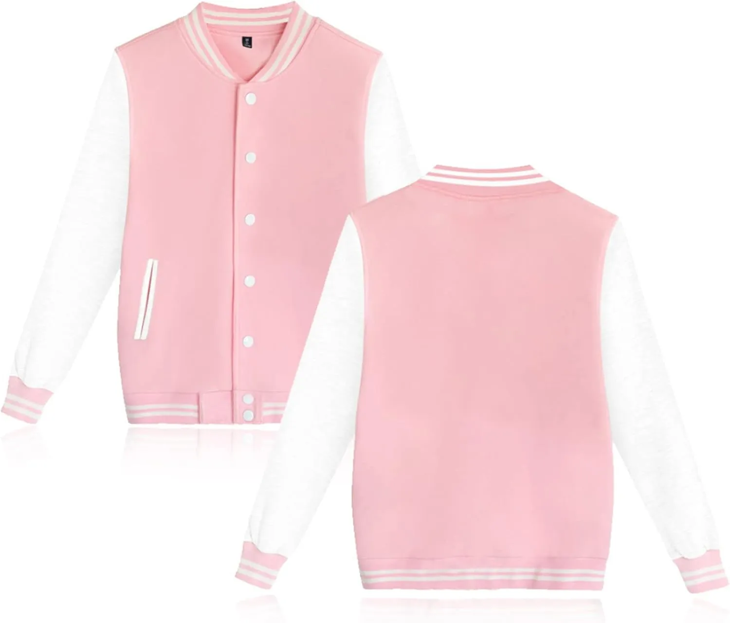 Men's Waterproof Jacket Man’S Varsity Baseball Jacket Cotton Letterman Bomber Jacket, XL-4XL