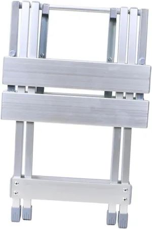 MERRYHAPY Aluminum Alloy Folding Stool Lightweight Camping Chair Outdoor Picnic Bench