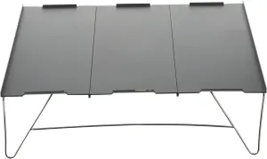 Mikikit Collapsible Camping Table Portable Folding Outdoor Table Aluminum Alloy Desk Little for Kitchen