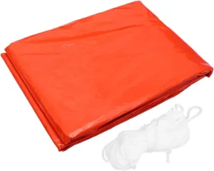 Milisten Emergency Thermal Shelter Tent Compact Folding Tube Tent for First Aid and Survival Lightweight Portable Outdoor Emergency Blanket for Camping Hiking Earthquake Preparedness Orange