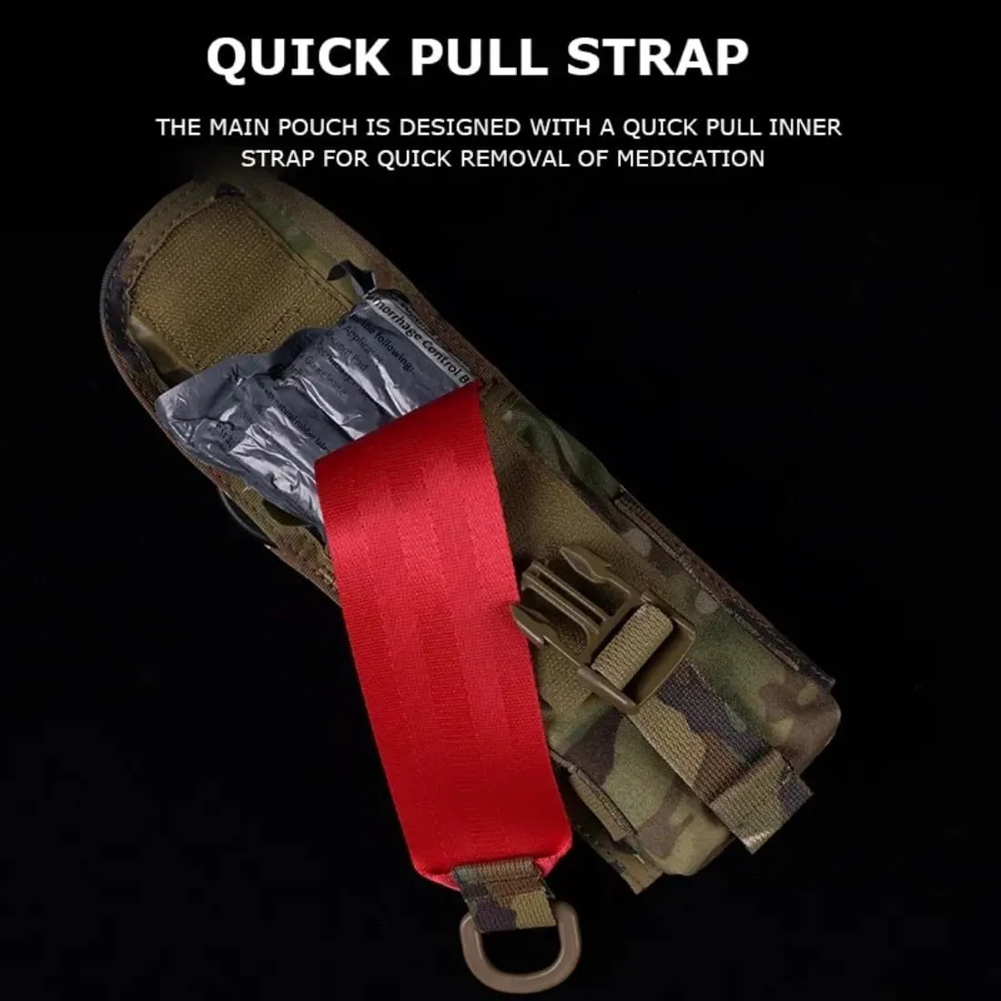 Military Survival Medical Pouch Molle Compact First Aid Kits CAT Tourn1quet Holder E.-MT Scissors Storage Bag