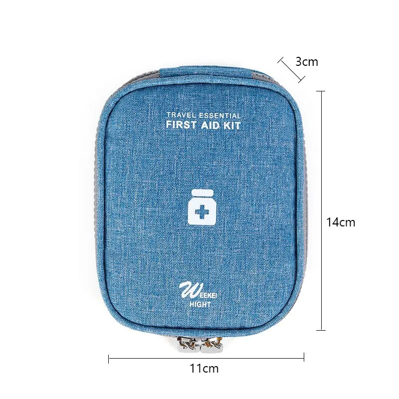 Mini Portable Medicine Storage Bag Travel First Aid Kit Medicine Bags Organizer Camping Outdoor Emergency Survival Bag Pill Case