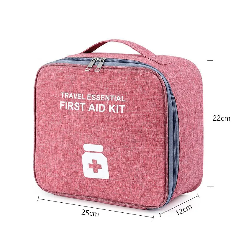 Mini Portable Medicine Storage Bag Travel First Aid Kit Medicine Bags Organizer Camping Outdoor Emergency Survival Bag Pill Case