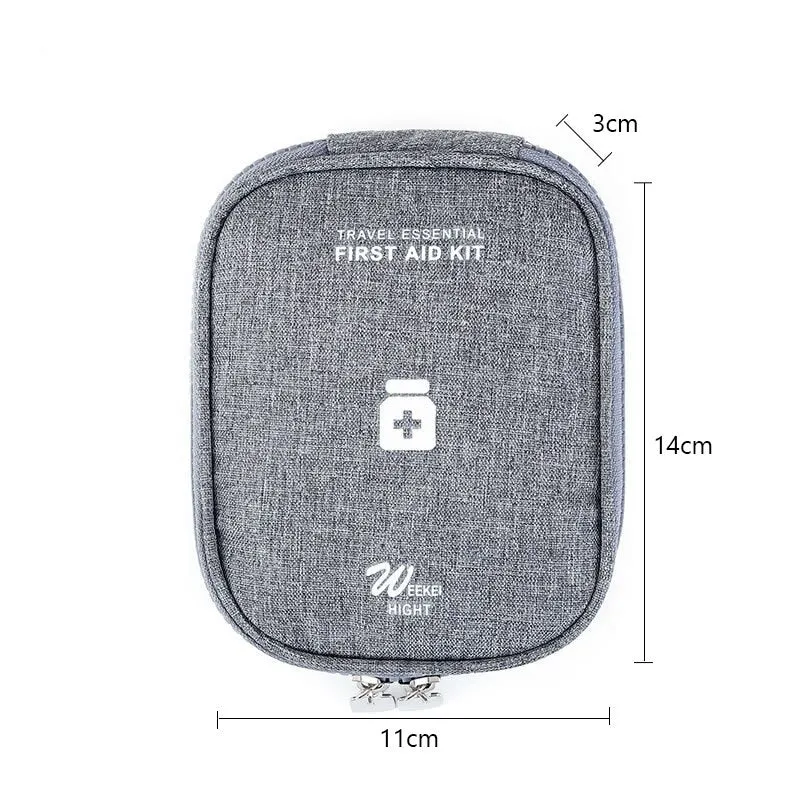 Mini Portable Medicine Storage Bag Travel First Aid Kit Medicine Bags Organizer Camping Outdoor Emergency Survival Bag Pill Case
