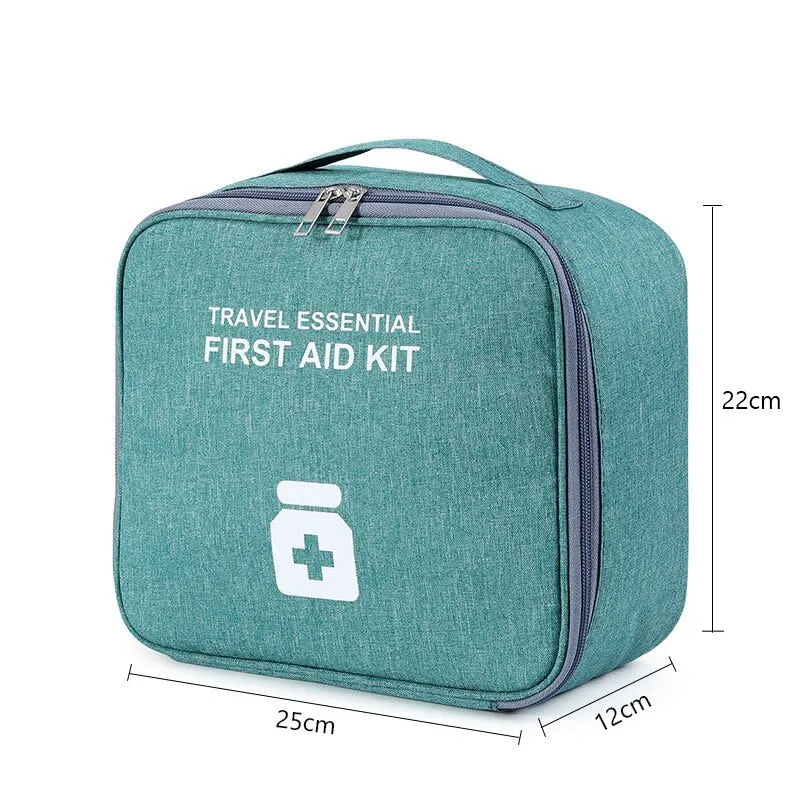 Mini Portable Medicine Storage Bag Travel First Aid Kit Medicine Bags Organizer Camping Outdoor Emergency Survival Bag Pill Case