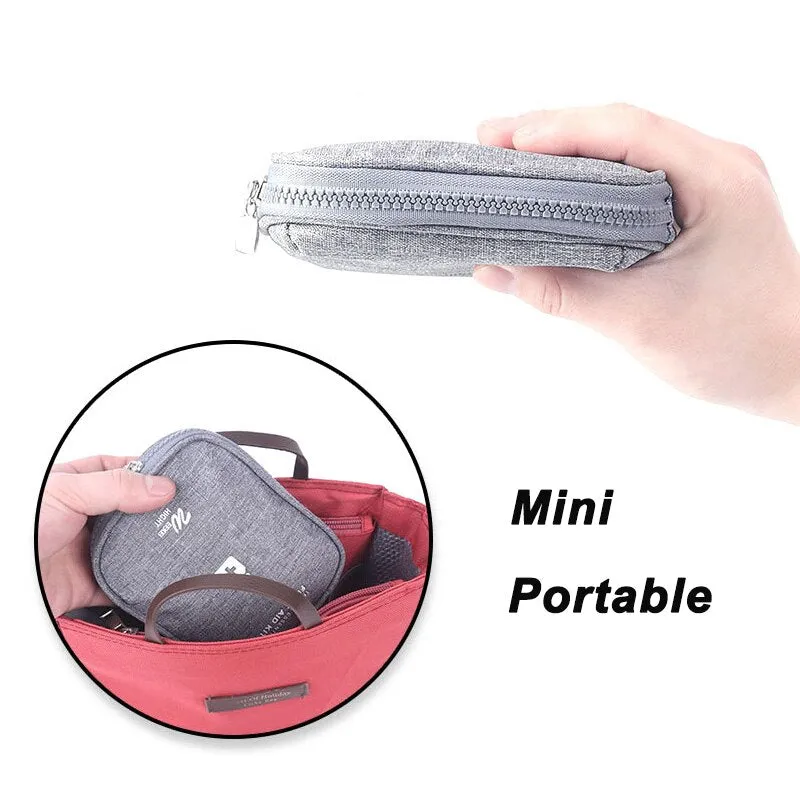 Mini Portable Medicine Storage Bag Travel First Aid Kit Medicine Bags Organizer Camping Outdoor Emergency Survival Bag Pill Case
