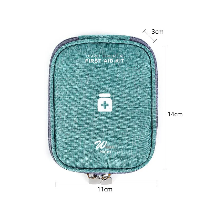 Mini Portable Medicine Storage Bag Travel First Aid Kit Medicine Bags Organizer Camping Outdoor Emergency Survival Bag Pill Case