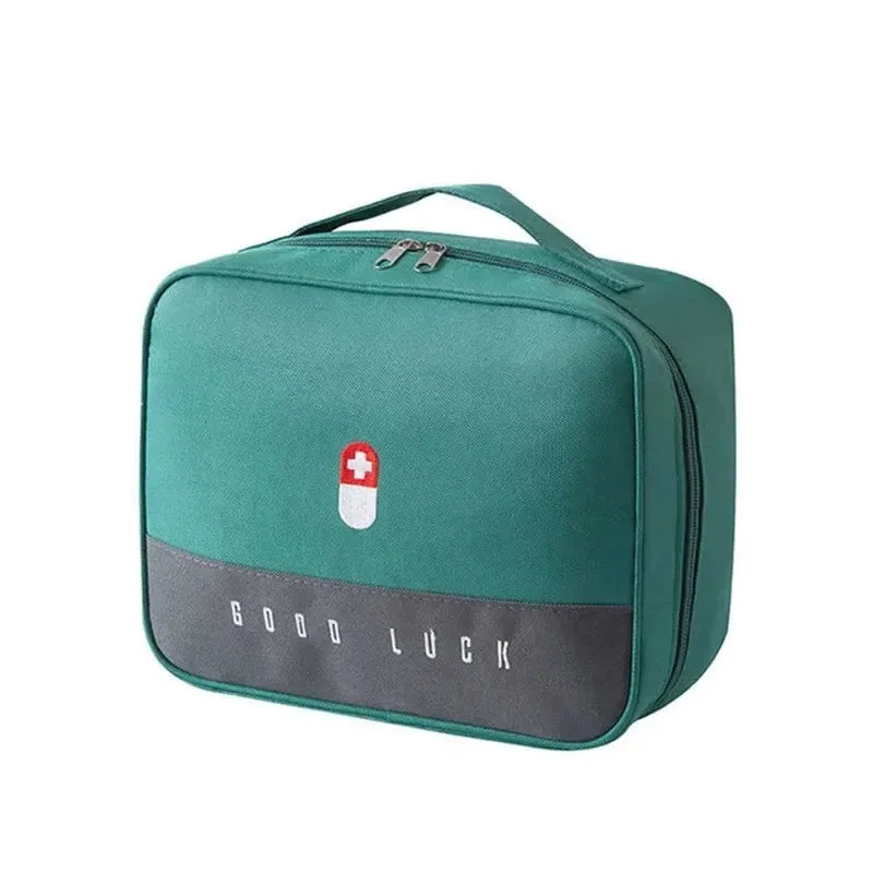 Mini Portable Medicine Storage Bag - Travel First Aid Kit Organizer