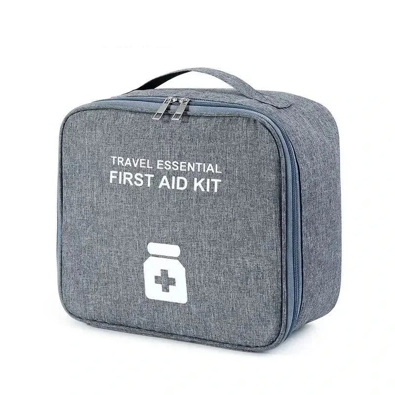 Mini Portable Medicine Storage Bag - Travel First Aid Kit Organizer