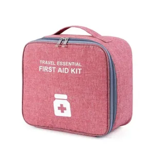 Mini Portable Medicine Storage Bag - Travel First Aid Kit Organizer