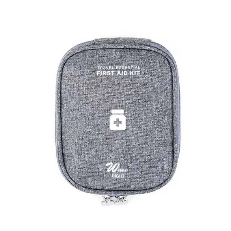Mini Portable Medicine Storage Bag - Travel First Aid Kit Organizer
