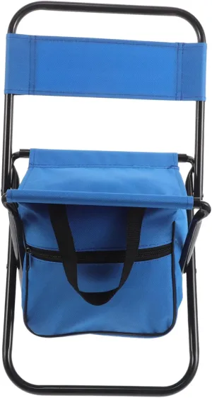 Mipcase Folding Hunting Stool Lightweight Portable Camping Seat with Storage Pouch for Beach Travel Hiking and Outdoor Activities Durable Steel and Oxford Fabric Design