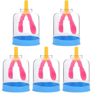 Mobestech 5pcs Human Lung Anatomy Model Breathing Simulation Device for Educational Demonstrations and Scientific Experiments Compact Design for and Teaching
