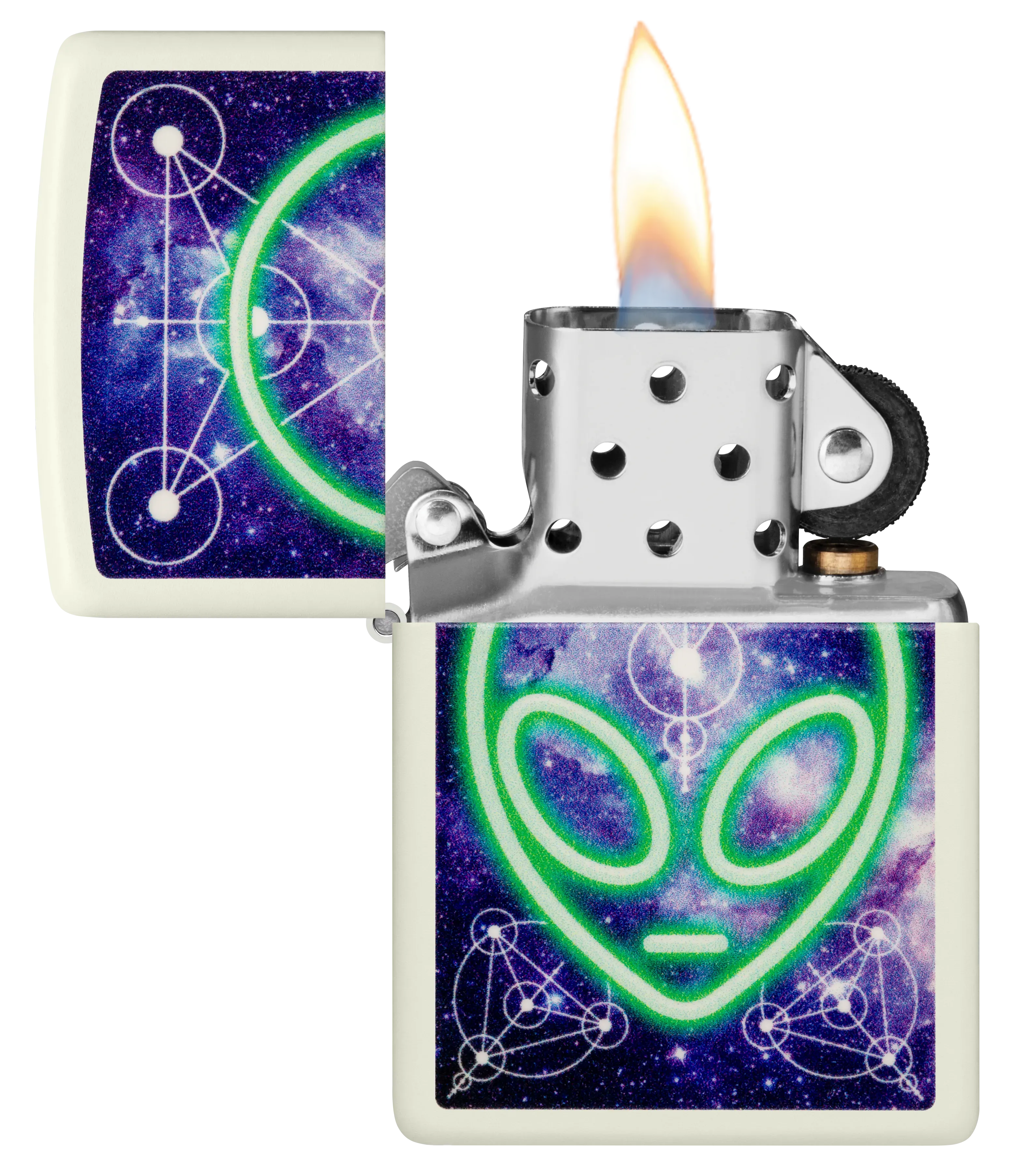 Modèle extraterrestre étincelant