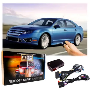 MPC Remote Start for Ford Fusion 2010 2011 2012 || Plug N Play T-Harness || Press OEM Fob 3X Lock to Start || No Wire Splicing! || USA Tech Support