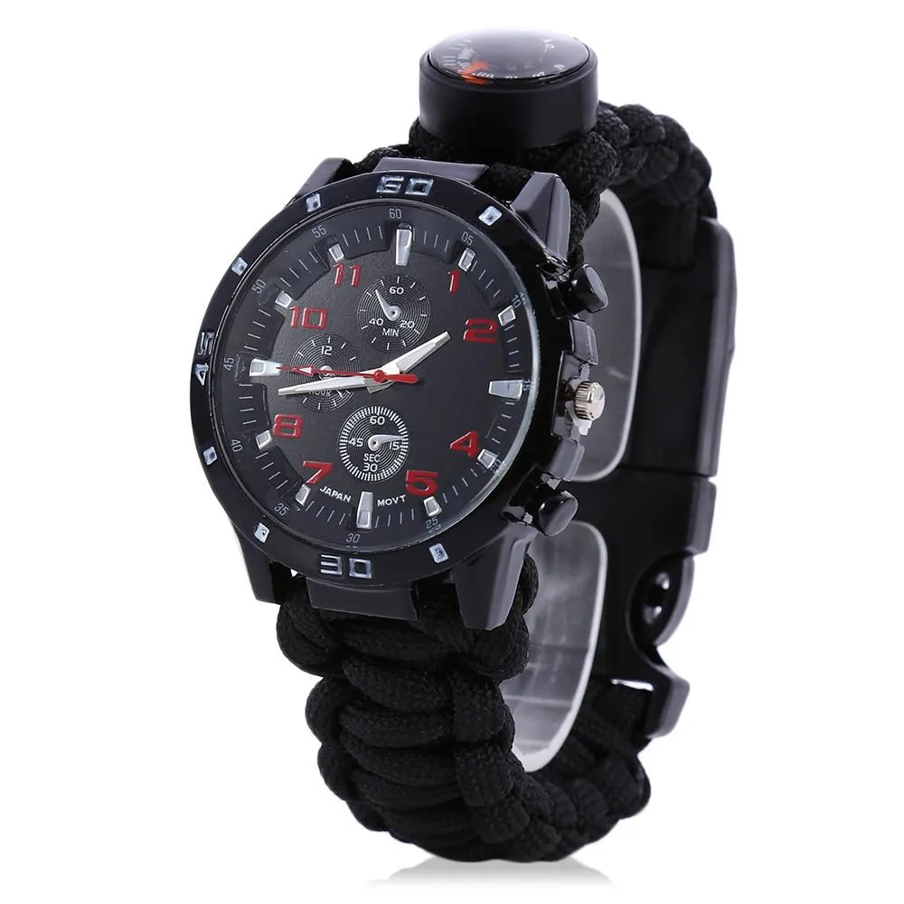 Multifuctional Survival Watch Bracelet