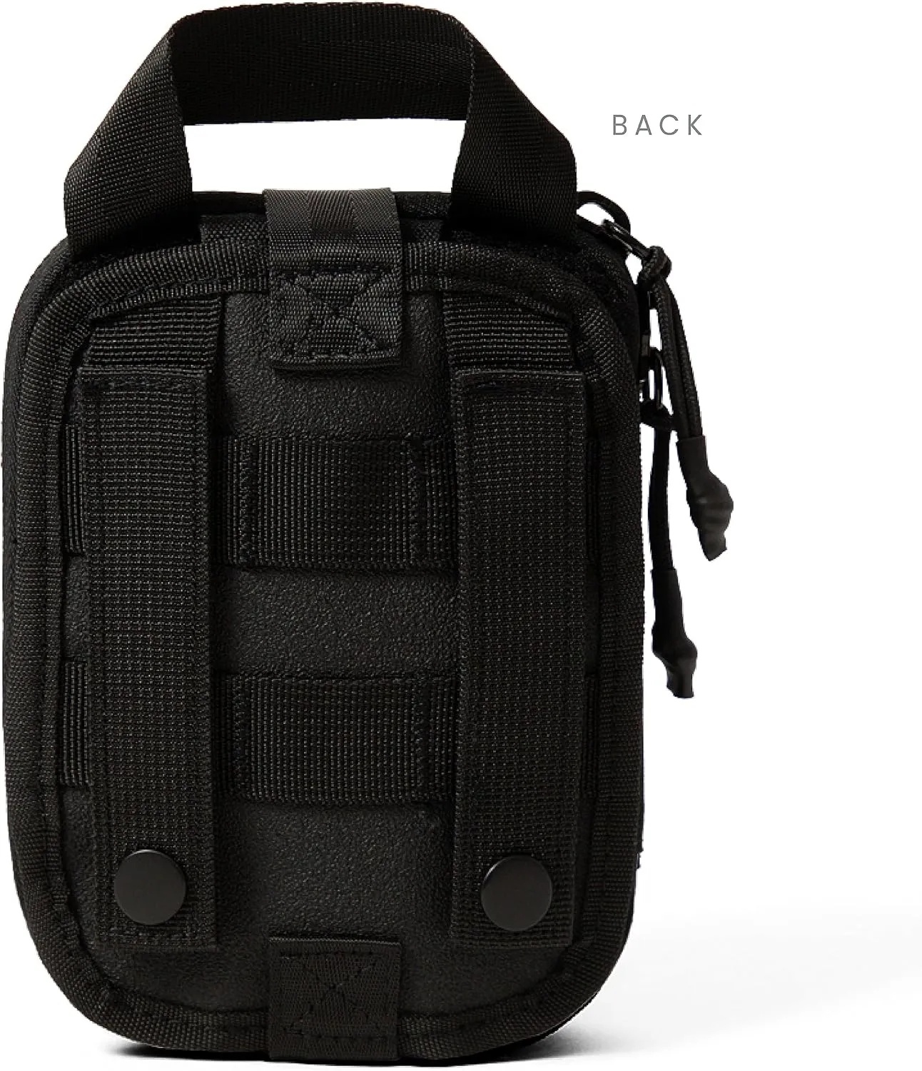 My Medic Sidekick - Camping Hiking and Backpacking First Aid Kit - 70 Items - HSA and FSA Eligible - Small Ifak Great For Travel or Motorcycle - Portable Emergency Kit – Black
