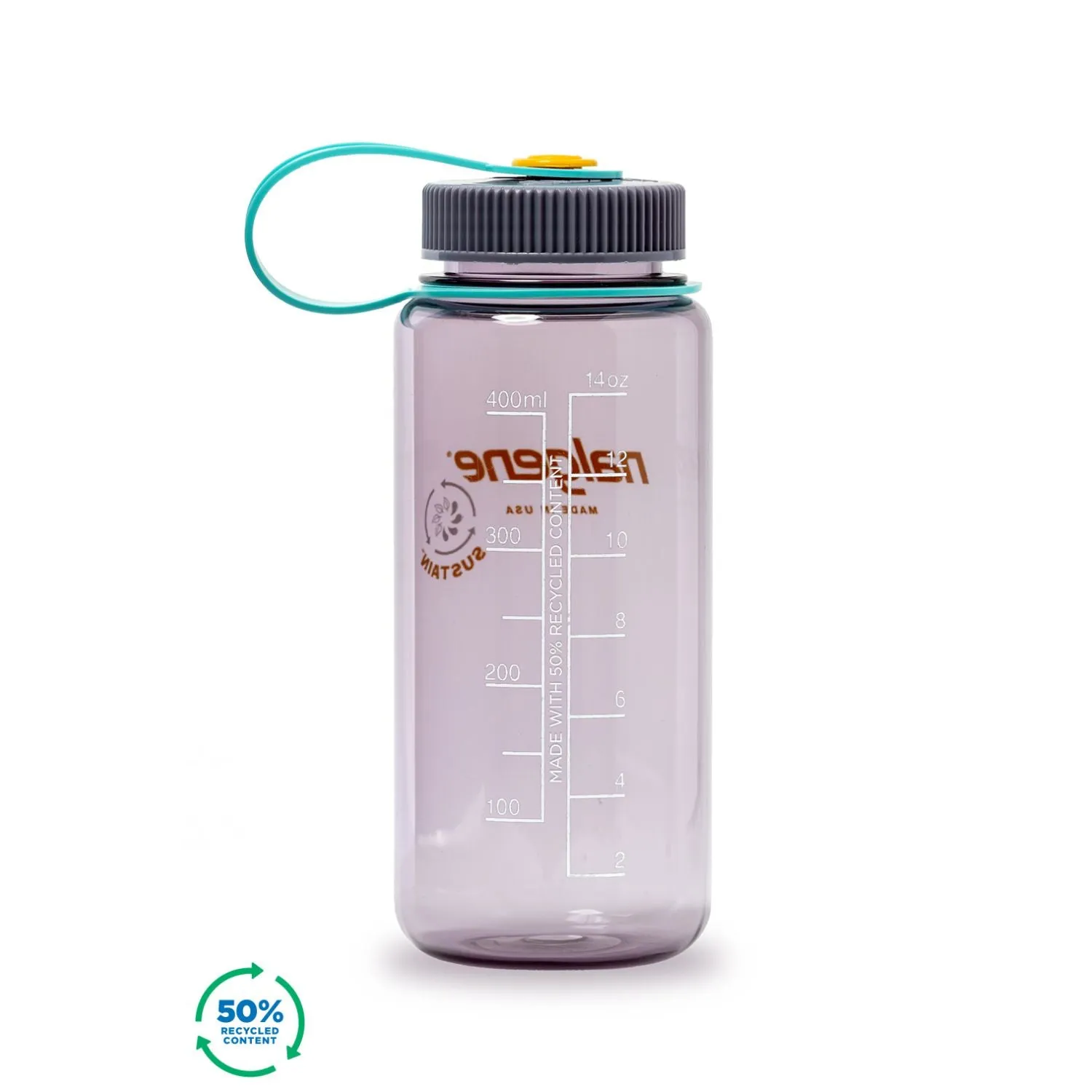 Nalgene 16oz Wide Mouth Sustain Water Bottle (Plain)