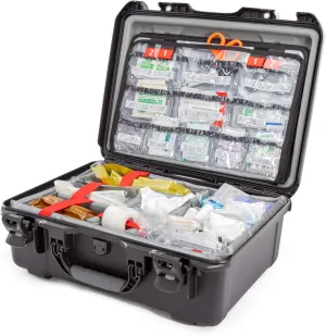 Nanuk 940 EMS Emergency Medical Service/First Aid Hardcase with Lid Organizer and Divider System (Black)