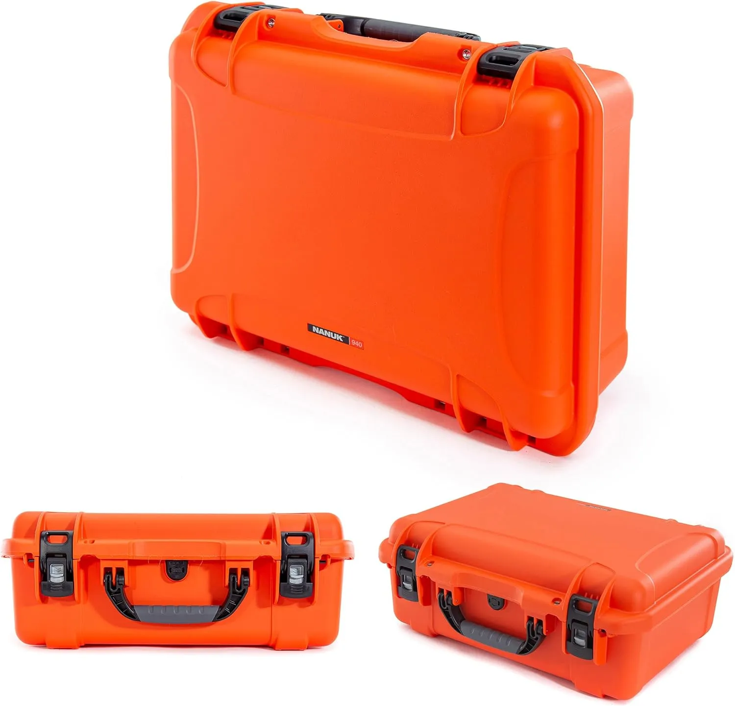 Nanuk 940 EMS Emergency Medical Service/First Aid Hardcase with Lid Organizer and Divider System (Orange)
