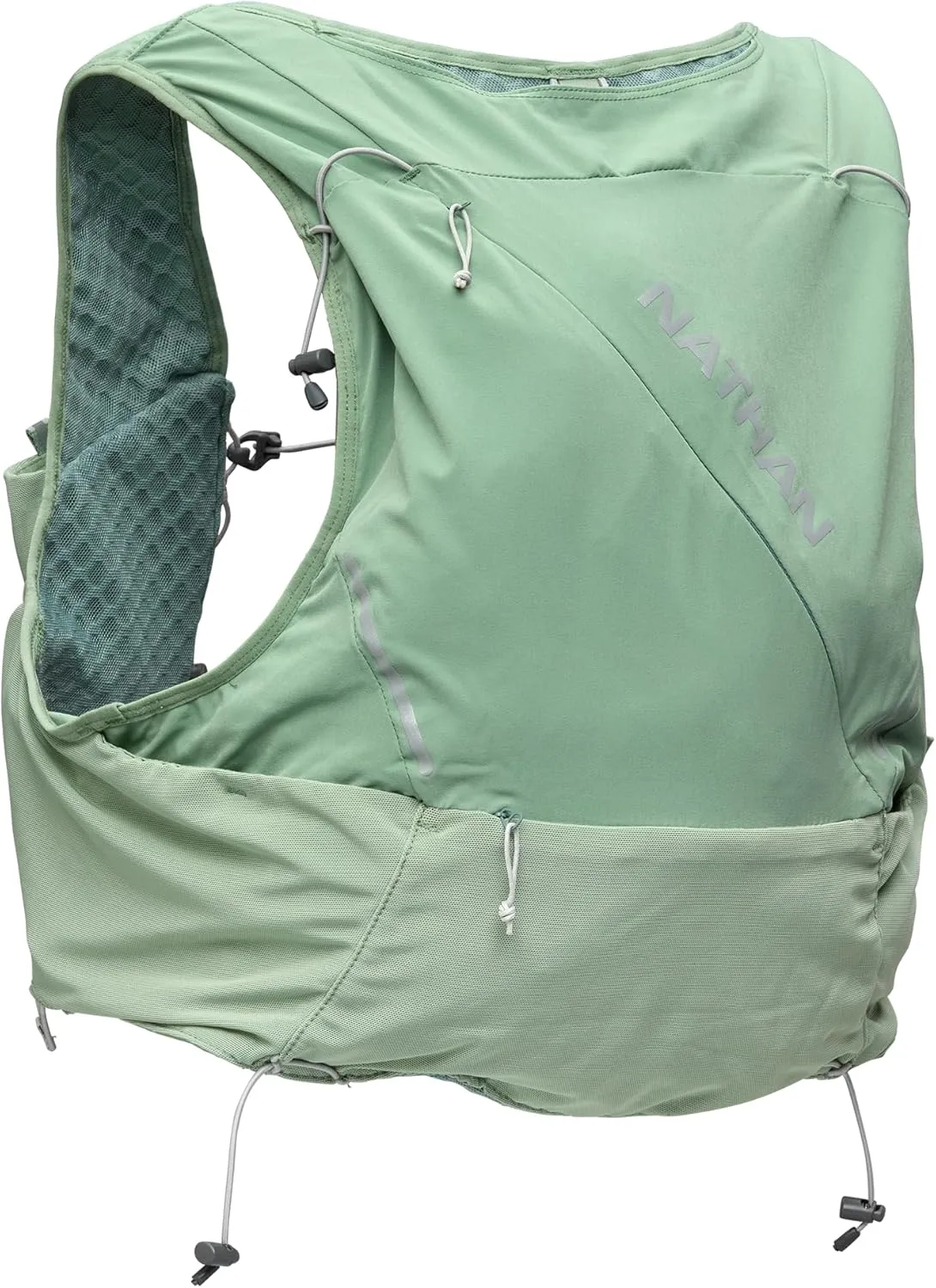 Nathan 12L Hydration Vest – Quick-Fit Adjustments, Breathable Mesh, 1.6L Bladder, 8.8 oz, 6 Pockets, Pinnacle Pro