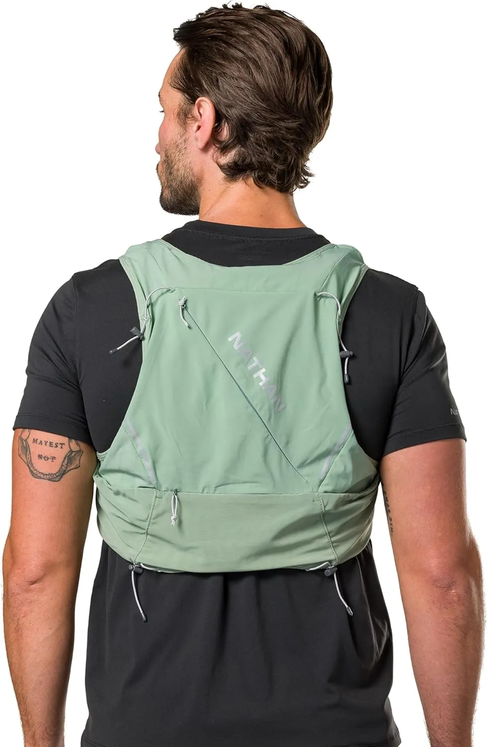Nathan 12L Hydration Vest – Quick-Fit Adjustments, Breathable Mesh, 1.6L Bladder, 8.8 oz, 6 Pockets, Pinnacle Pro